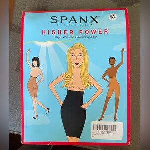 SPANX- High-Waisted Power Panties Nude XL